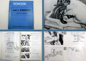 orig. Toyota Crown MS112 Repair Manual Engine 5M-E from 1979