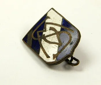 Original Abzeichen Pin MSV wohl Magdeburger Sportverein ? ca. 1920 Emaille