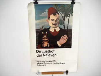 Original Ausstellung Plakat De Lusthof Museum Boymans Beuningen Rotterdam 1964