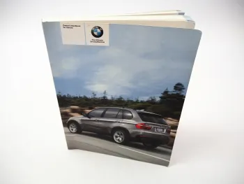 Original BMW X5 & X6 Owners Handbook (9/2008) English Manual | 01412600778en