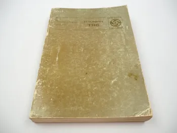 Original British Leyland Triumph TR6 Werkstatthandbuch Reparaturanleitung 1972