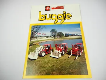 Original brochure Manitou MC 15 A D 20 AM DM buggy with 6 pages circa 1980