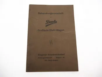 Original Deula 60 80 100 150 Ladewagen Betriebsanleitung Ersatzteilliste 1938