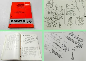 Original Deutz D 6207C Traktor Schlepper Ersatzteilliste 1981 Ersatzteilkatalog