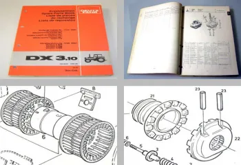 Original Deutz DX 3.10 + Allrad 4WD Ersatzteilliste 03/1985 StarCab Kabiene