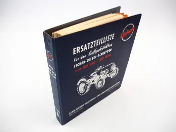 Original Eicher ED 310 ED 500 Mammut I Ersatzteilliste Ersatzteilkatalog 1963