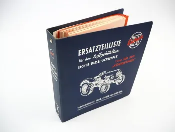 Original Eicher EM 300 Königstiger Schlepper Ersatzteilliste Ersatzteilkatalog 1961