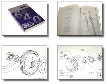 Original Fiat 640 & 640 DT Allrad Traktor Ersatzteilliste 1974 Ersatzteilkatalog Parts Catalogue