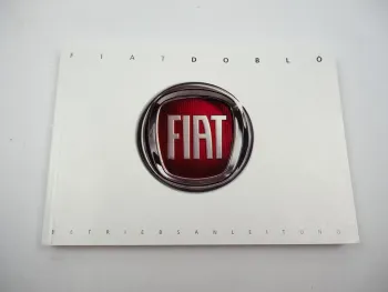 Original Fiat Doblo 263 Betriebsanleitung Bedienungsanleitung 4/2016 Bordbuch