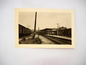 Original Foto WK2 Bahnhof Verdun Soldaten Wehrmacht ca. 1940