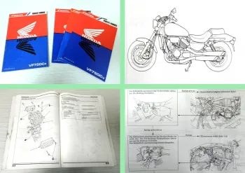 Original Honda VF 750 C / CP / CT / CS / CV RC43 Werkstatthandbuch (1993-1996)