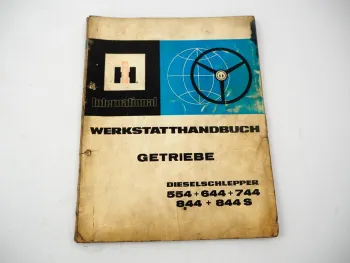 Original IHC 554 644 744 844 844S Werkstatthandbuch Getriebe 1976 Reparatur