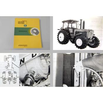 Original John Deere 4450 4650 4850 Traktor 160 190 215 PS Betriebsanleitung 1986