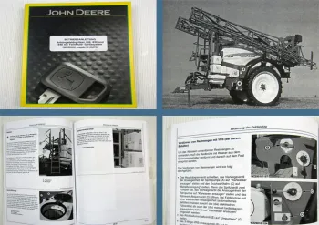 Original John Deere 824 832 840 Anhängefeldspritze Betriebsanleitung 2002