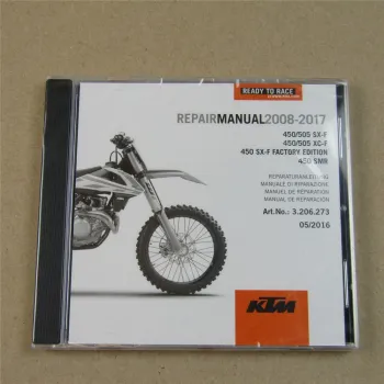 original KTM 450 505 SX-F XC-F Factory Edition SMR Reparaturanleitung CD
