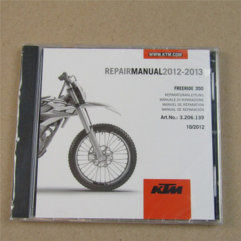original KTM Freeride 350 Reparaturanleitung Werkstatthandbuch CD Repair Manual