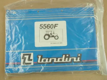 Original Landini 5560F Schlepper Ersatzteilliste 1992 Parts List Pieces Rechange