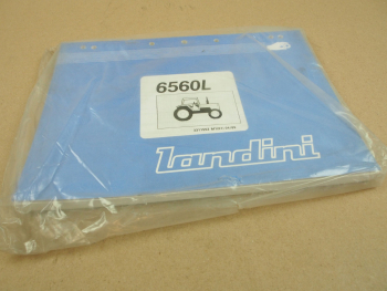 Original Landini 6560L Schlepper Ersatzteilliste 1989 Parts List Pieces Rechange