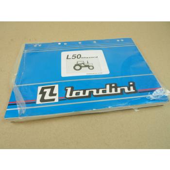 Original Landini L50 blizzard Ersatzteilliste 7/1993 Parts List Pieces Rechange