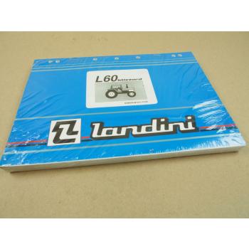 Original Landini L60 blizzard Ersatzteilliste 7/1993 Parts List Pieces Rechange