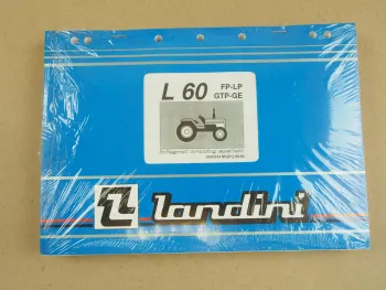 Original Landini L60 FP LP GTP GE Schlepper Ersatzteilliste 1994 Parts List
