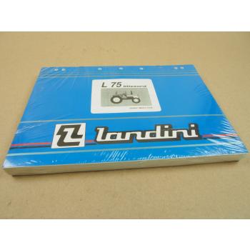 Original Landini L75 blizzard Ersatzteilliste 1995 Parts List Pieces Rechange