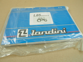 Original Landini L85 blizzard Ersatzteilliste 7/93 Parts List Pieces Rechange