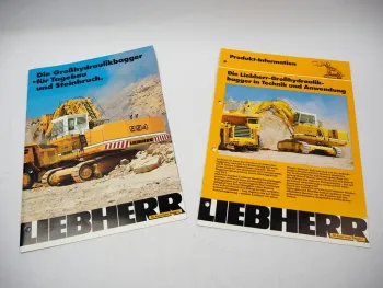 Original Liebherr R962 - 994 Großhydraulikbagger Prospekt & Technische Daten 88
