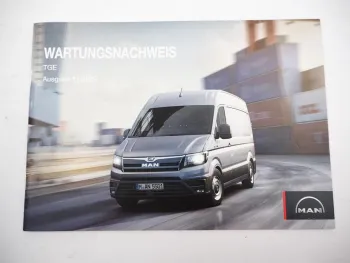 Original MAN TGE Serviceheft / Scheckheft | Unbeschrieben & Unbenutzt 2022