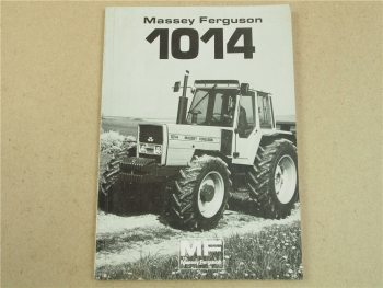 Original Massey Ferguson MF 1014 Betriebsanleitung 10/1985 Bedienung Wartung