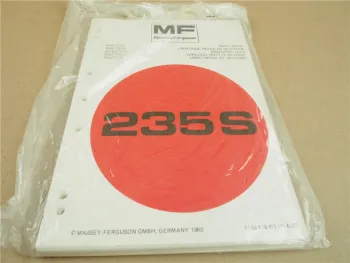Original Massey Ferguson MF 235S Ersatzteilliste 1980 Parts List Pieces Rechange