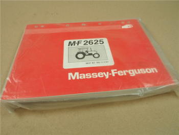 Original Massey Ferguson MF 2625 Ersatzteilliste 7/87 Pezzi Ricambio Parts list