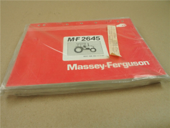 Original Massey Ferguson MF 2645 Ersatzteilliste 7/87 Pezzi Ricambio Parts list