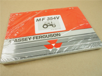 Original Massey Ferguson MF 354 V Ersatzteilliste 1993 Pezzi Ricambio Pieces
