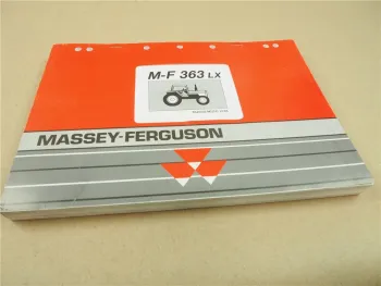 Original Massey Ferguson MF 363LX Ersatzteilliste 1990 Pezzi Ricambio Pieces