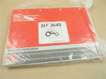 Original Massey Ferguson MF 3645 Ersatzteilliste 1/1991 Parts List Ricambio