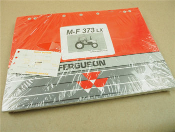 Original Massey Ferguson MF 373LX Ersatzteilliste Pezzi Ricambio Parts list