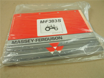 Original Massey Ferguson MF 383S Ersatzteilliste 1992 Pezzi Ricambio Parts list