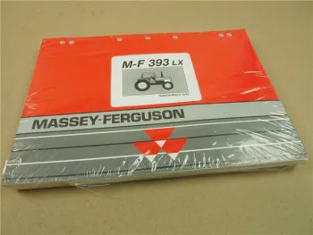 Original Massey Ferguson MF 393LX Ersatzteilliste 1995 Pezzi Ricambio Parts