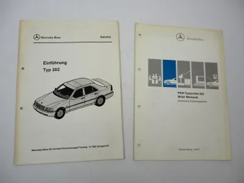 Original Mercedes-Benz C-Klasse W202 Einführungsschriften - 2 Hefte Set 1993