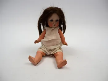 Original Porzellankopf Puppe Wagner & Zetsche Ilmenau ca. 26 cm ca. 1900/1920er