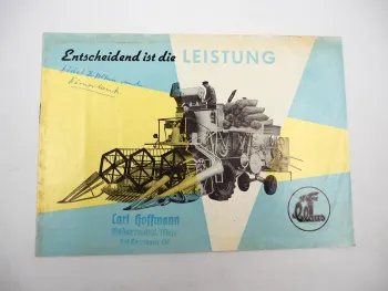 Original Prospekt Claas SF Super 500 Junior Mähdrescher 1950er Jahre