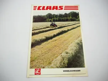 Original Prospekt Claas WS WSD WSDS 370 280 Wirbelschwader 1978