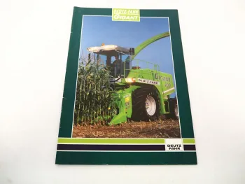 Original Prospekt Deutz Fahr Gigant Feldhäcksler 1997