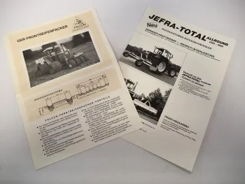 Original Prospekt Falcon Packer Bodenbearbeitung für Fendt Steyr MF Schlepper