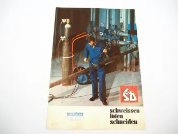 Original Prospekt Farel Schweissgeräte Schneidbrenner 1950er Jahre