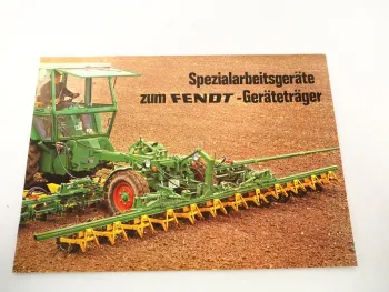 Original Prospekt Fendt F 231 255 275 GT Geräteträger Arbeitsgeräte 1977