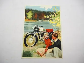 Original Prospekt Horex Regina 350 ccm Motorrad 1950er Jahre