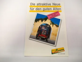 Original Prospekt Mauser Traktorkabine für Fendt Deutz IHC MF Ford Fiat Same