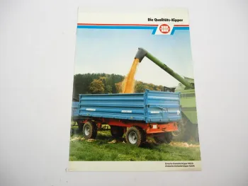 Original Prospekt Mengele MEDK MZDK Kippanhänger 1990er Jahre